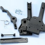 L/R HALF CASE AND THROTTLE LEVER